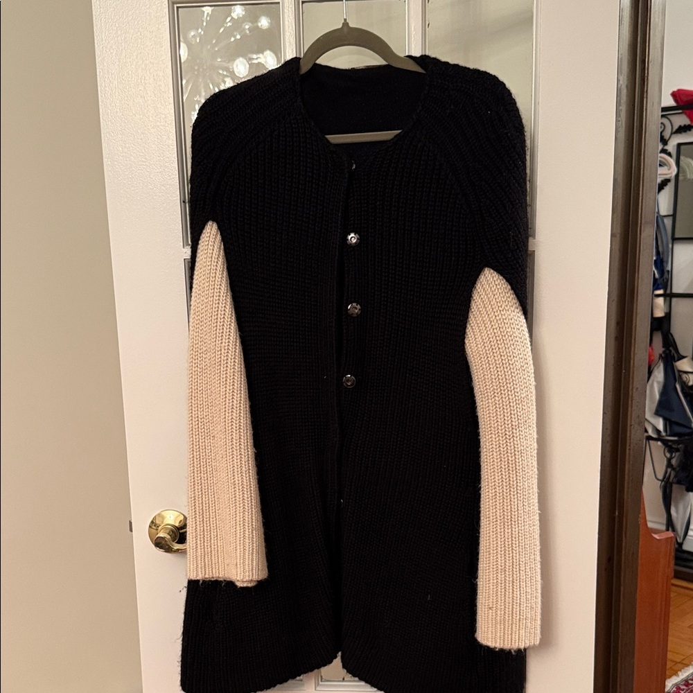 Balenciaga preowned Black and Cream Women's Sweater
